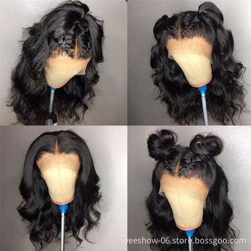 veitnamese single drawn unprocessed raw bulk remy human virgin hair 360 lace wig body wave